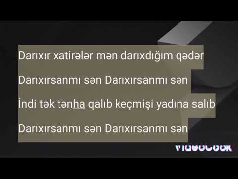 Darıxırsanmı sən + lyrics