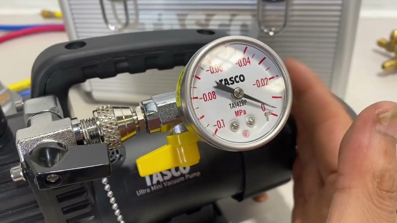 イチネン TASCO オイル逆流防止弁付ウルトラミニシングルステージ 真空