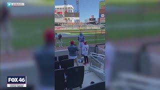 Charlotte teen goes viral following act of kindness at Phillies-Braves game