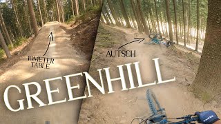 GREEN HILL BIKEPARK TEIL2 | Die Jumplines | 12 Jähriger zieht mich über 10 Meter Table | Big Crash😱