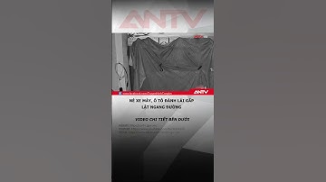 Ô tô né xe máy bị lật ngang, hơn 10 công nhân nhập viện #antv #shorts #otolat