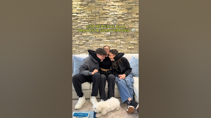 Lisa reagisce alla proposta di matrimonio 💍 LUCA.CAMPOLUNGHI