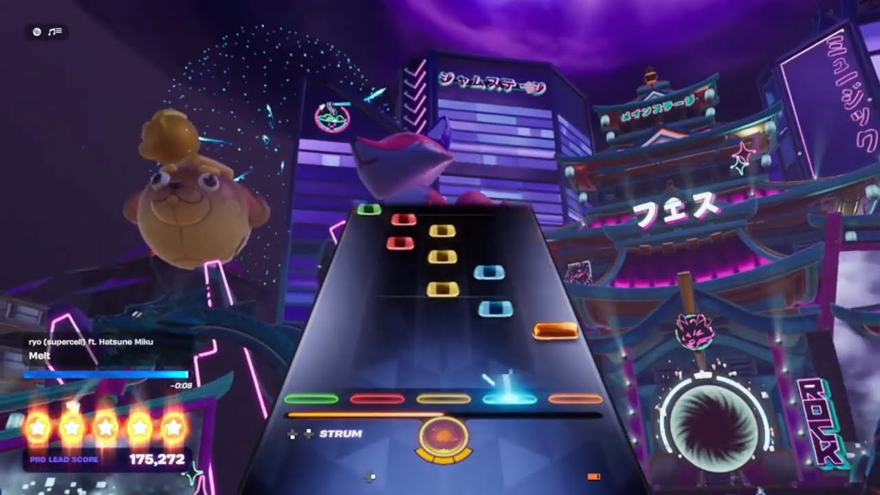 Melt by ryo (supercell) (ft. Hatsune Miku) - Expert Pro Lead 100% FC (Fortnite Festival S7)