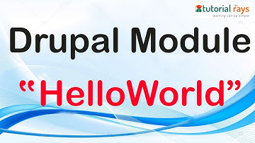 Drupal  Basic Hello World Module Creation  | Drupal 9 Module   tutorial for beginners |