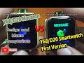 Y68 Macaron vs Y68 First Version - Design and Menus Comparison