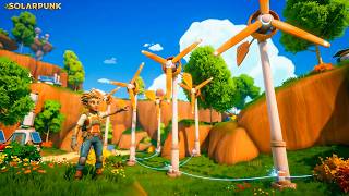 Unlimited Power with Wind Turbines! ⚡🍃 | Solarpunk #9