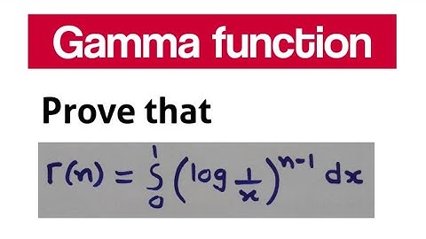 Gamma function | Problems on Gamma function | Problem#3