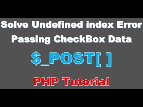 beginner-php-tutorial--40--how-to-solve-undefined-index-error-in-multiple-value-in-php