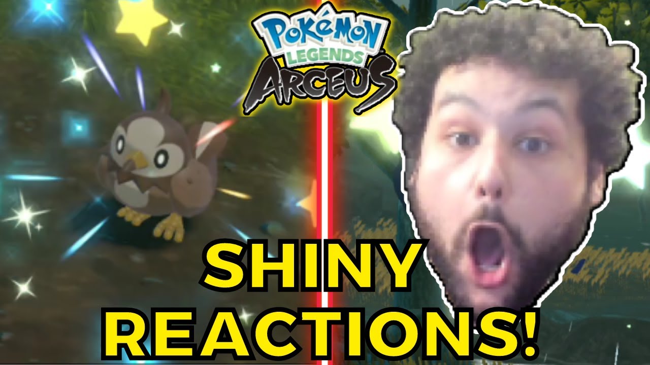 HYPE SHINY REACTIONS for Pokemon Legends Arceus!