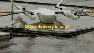 Can delivery drones fly in rain? | Wing 🌧️