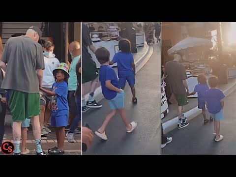 Pete Davidson Spotted Holding Hands With Kim Kardashian's Son Saint West (Video)