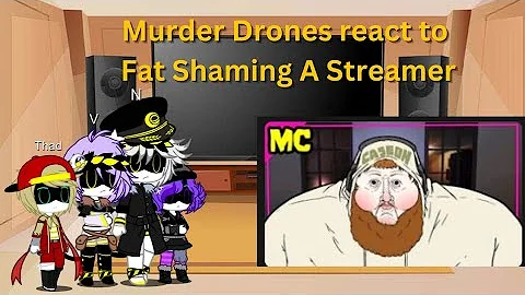 Murder Drones react to Fat Shaming A Streamer (CaseOh, Meat canyon)