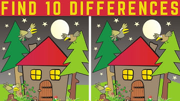 Try To Find All The Differences Between Two Images - HARD LEVEL