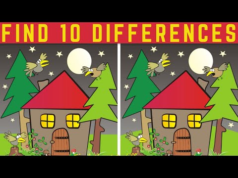 Try To Find All The Differences Between Two Images - HARD LEVEL