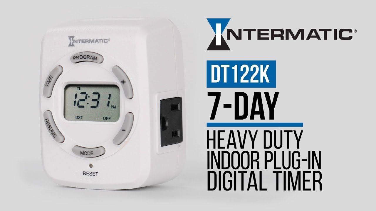 main  7-Day Indoor Digital Plug-In Timer