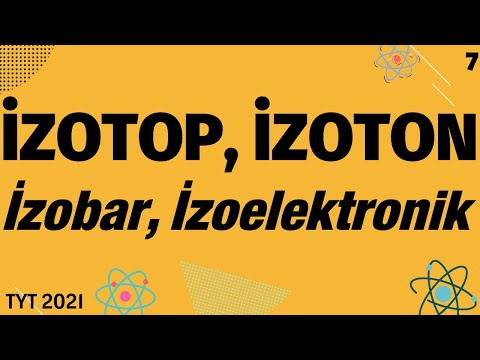 İzotop, İzoton, İzobar ve İzoelektronik Tanecikler | TYT Kimya 2021 | 9.Sınıf