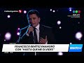 Francisco Benítez deslumbró con su versión de Luis Miguel- Minuto Argentina 🇦🇷