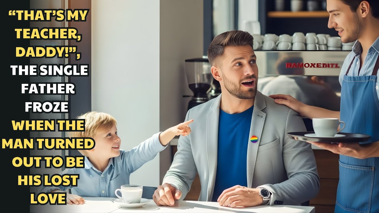 “THAT’S MY TEACHER, DADDY!” — THE SINGLE FATHER FROZE WHEN THE MAN TURNED OUT TO BE HIS LOST LOVE