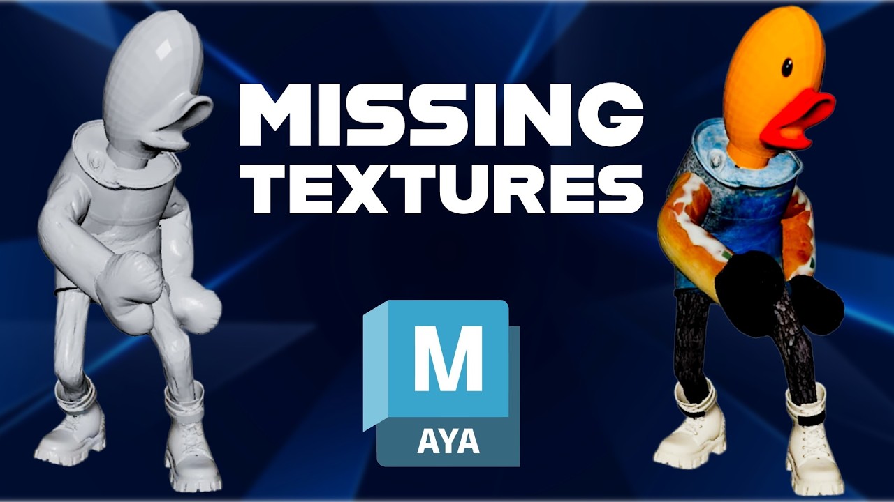 Fix Missing Textures in Autodesk Maya After FBX Import (Mixamo ...
