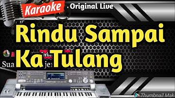David Istambul Feat Fauzana - Rindu Sampai Ka Tulang (Nada Rendah) Karaoke Minang Terbaru 2023