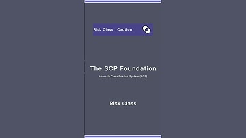 SCP Foundation | Anomaly Classification System (ACS) | Caution