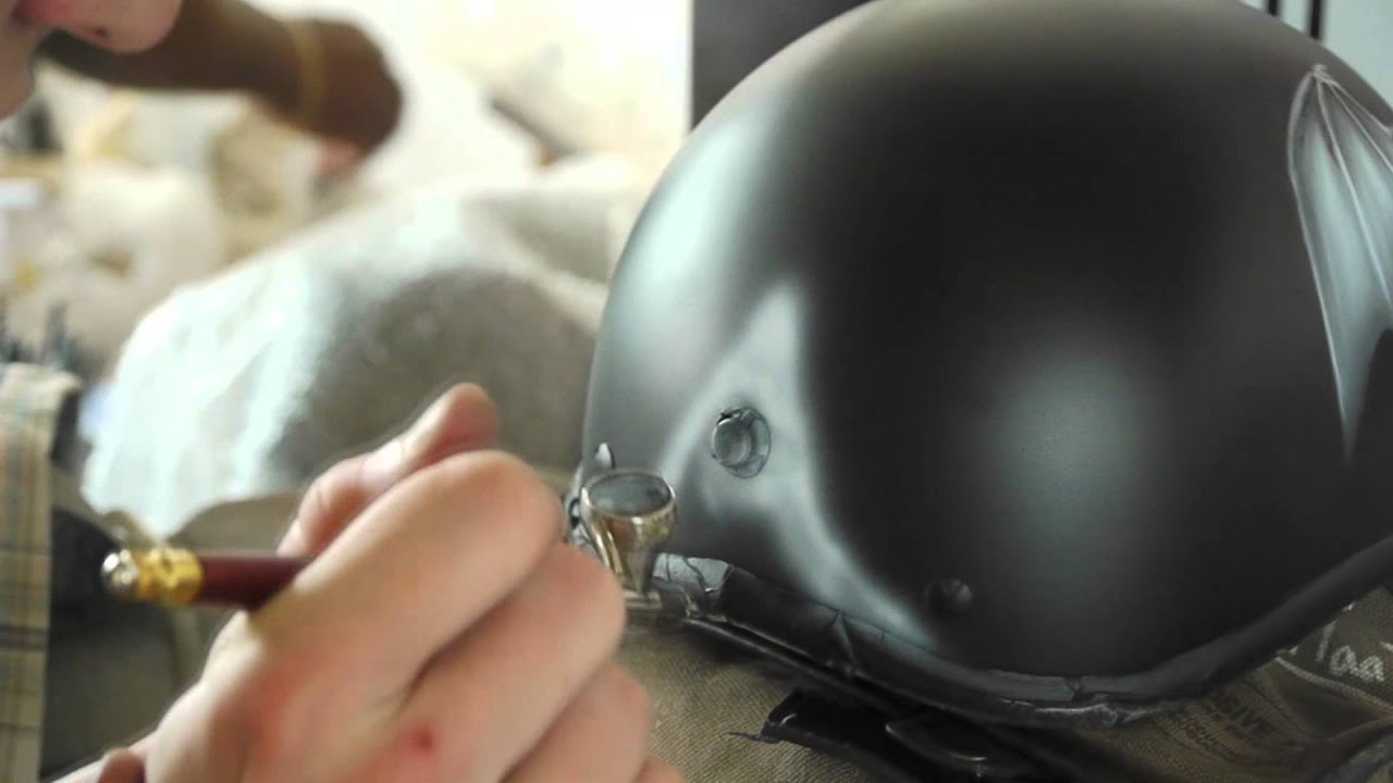 Airbrush Tutorial: Skull Stencil Set Harder & Steenbeck Airbrush Anleitung