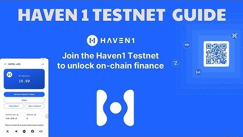HAVEN 1  TESTNET TUTORIAL ,And get  10 free testnet H1 Tokens #satoshiairdrop #testnet