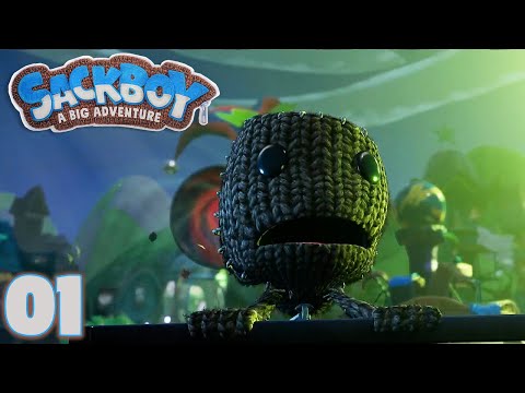 THIS IS SO CUTE! Sackboy: A Big Adventure #01