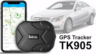 Автомобильный GPS-трекер TKSTAR TK905 со встроенным аккумулятором 5000 мАч и сильным магнитном