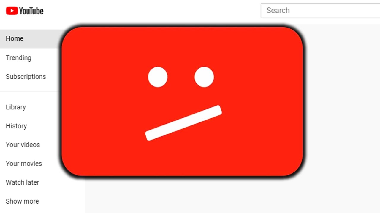 YouTube went down