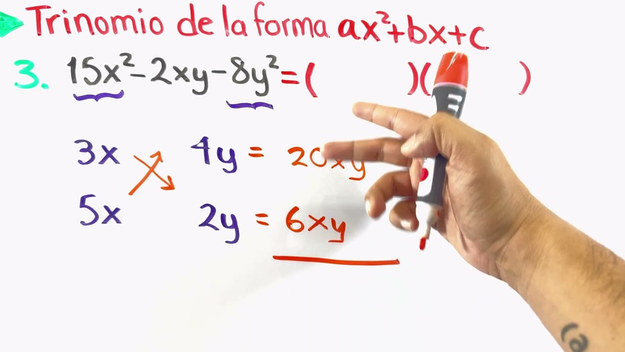 ​✅​​FACTORIZAR Trinomios de Segundo grado [𝙉𝙤 𝙈á𝙨 𝙍𝙚𝙥𝙧𝙤𝙗𝙖𝙧❌​😵​] Álgebra Factorización