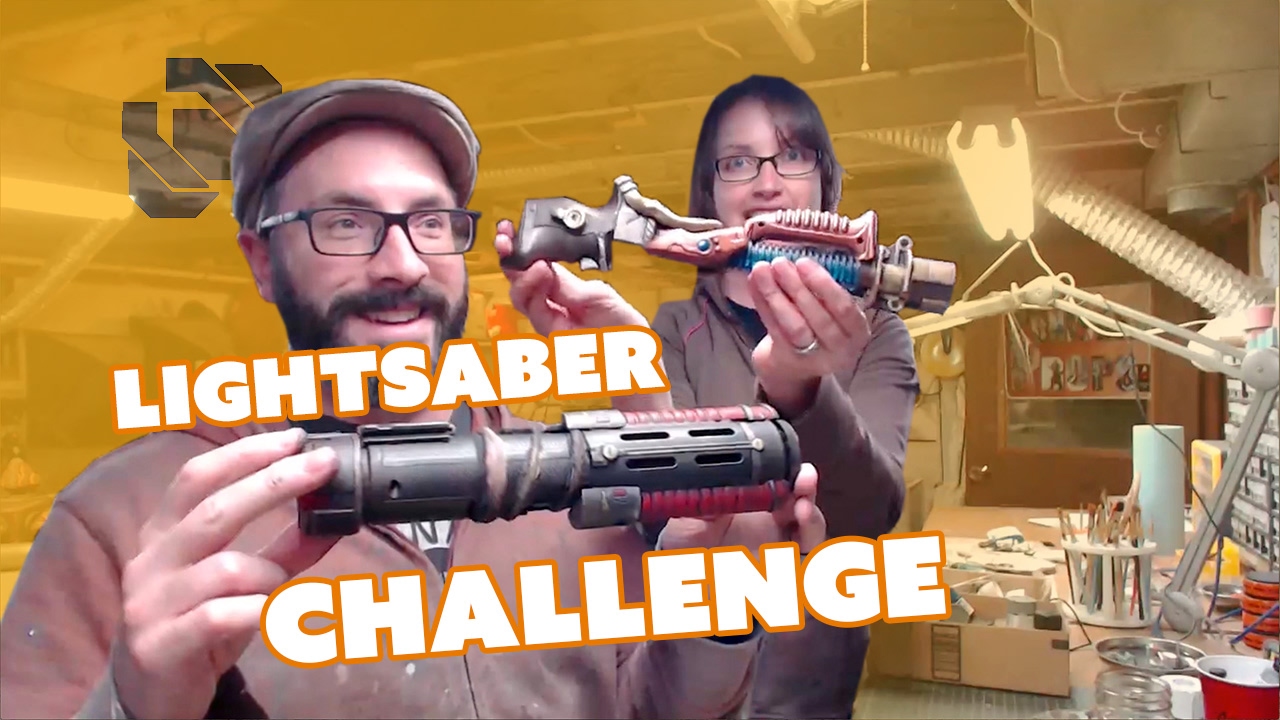 Lightsaber Build - $20 Challenge - Prop: Live from the ...