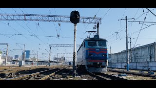 Движение поездов у станции Киев - Пассажирский | Trains in Ukraine