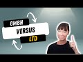 𝗗𝗶𝗲 𝗤𝘂𝗮𝗹 𝗱𝗲𝗿 𝗪𝗮𝗵𝗹? 𝗚𝗺𝗯𝗛 𝗼𝗱𝗲𝗿 𝗟𝗧𝗗?