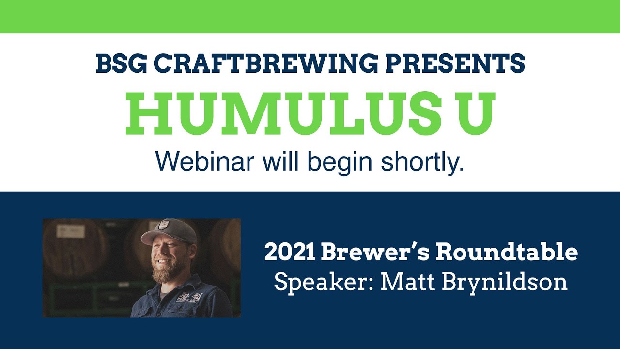 Humulus U 2021 - Brewer's Roundtable