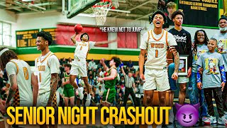 JALIL BETHEA HAD BEEF WITH THE RIM ON HIS SENIOR NIGHT... 😳🔥