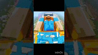 Minecraft pixalart making a logo😱 #trending #bedrockedition #shorts #makingpixalart