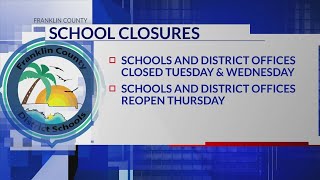 Franklin County Schools to close for Idalia