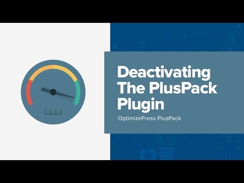 OptimizePress PlusPack Deactivate Plugin