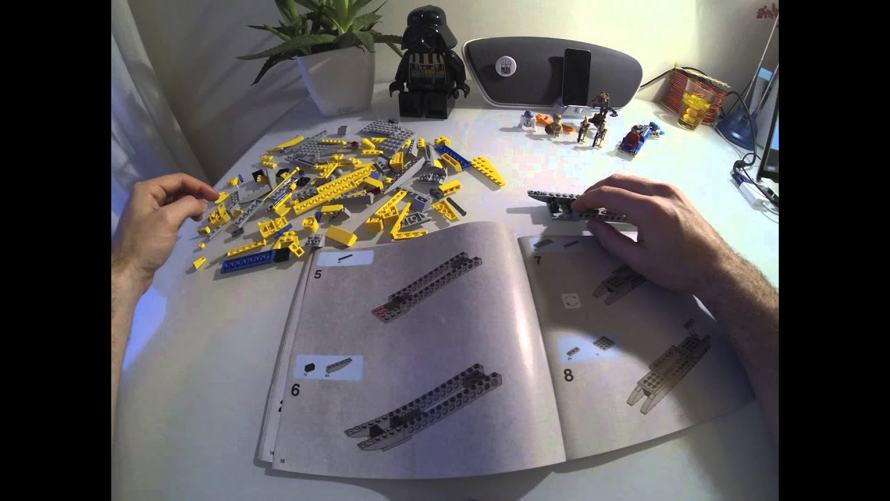 Lego 7877: Naboo Starfighter. Timelapse assembly POV - YouTube