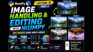 Image Editing with NumPy 🚀 | Brightness, Contrast & Filters | Part 2