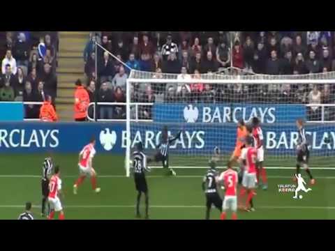 Newcastle United vs Arsenal 1 2 All Goals Highlights 2015