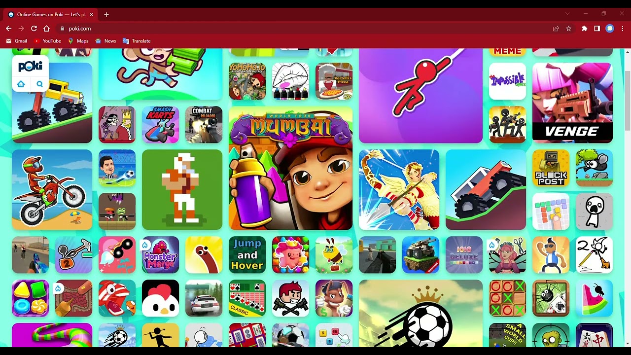 Online Games on Poki — Let's play Google Chrome 2023 03 11 11 56 20 - YouTube