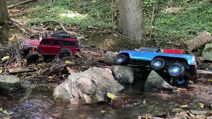 1/10 Cross RC AT6 EMO & Traxxas TRX-4 D110 #2022 #offroad #crawler #scale #hobbywing #rc #top #video