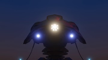 Tripod test animation (rising out of the ground)