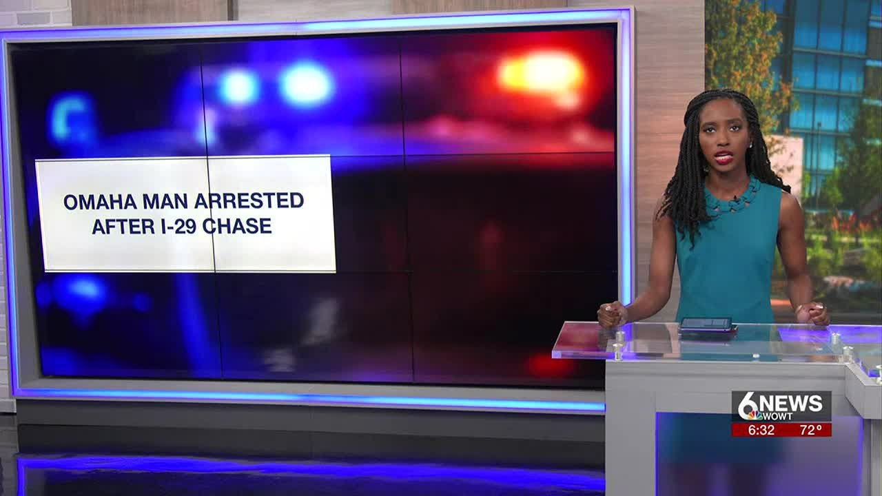 Omaha man arrested after chase in Iowa - YouTube