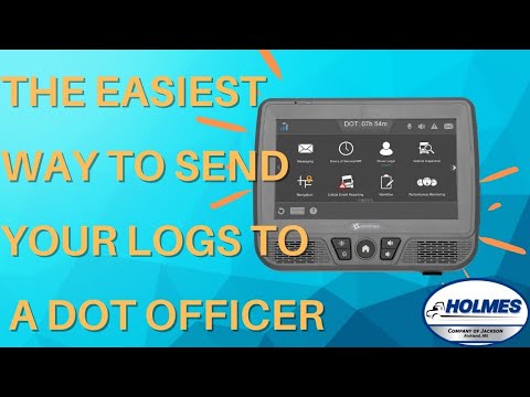 How to Send E-Logs to a DOT Officer - using Omnitracs!