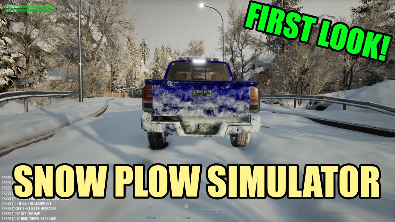 FIRST LOOK! Snow Plow Simulator Prologue Gameplay YouTube