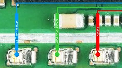 infinix hot 11S NFC X6812B power key ways volume keys ways