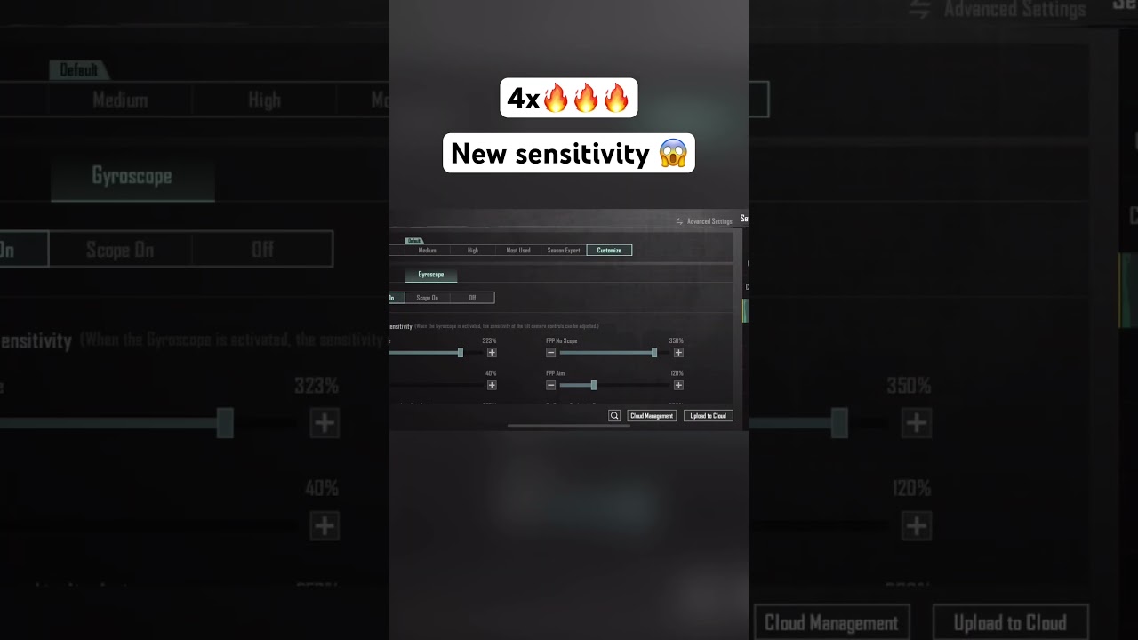 New sensitivity 4x🔥 